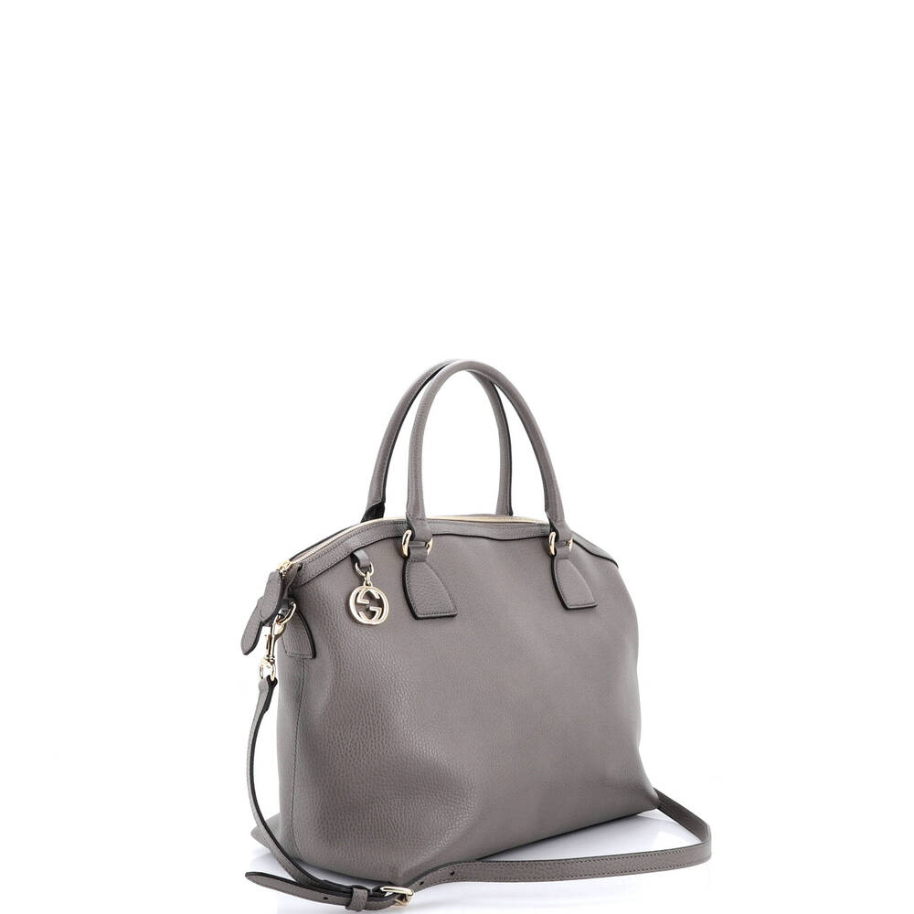 Gucci Gg Charm Convertible Dome Satchel #248932G86B - Picture 2 of 6